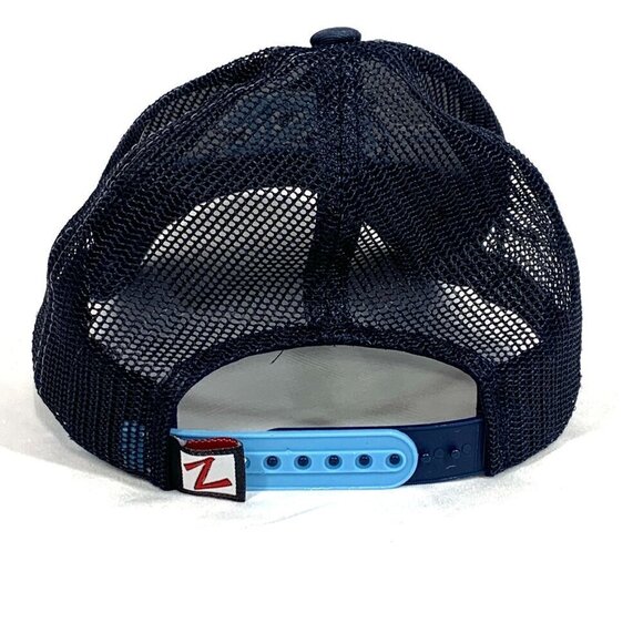 North Carolina Tar Heels Zephyr Two Tone Adjustable Snapback Hat/Cap Blue/Navy - Picture 5 of 7